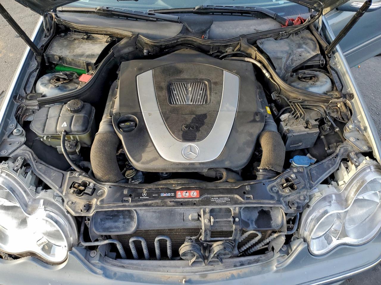 2006 Mercedes-benz C 230 Silver vin: WDBRF52H06A914546
