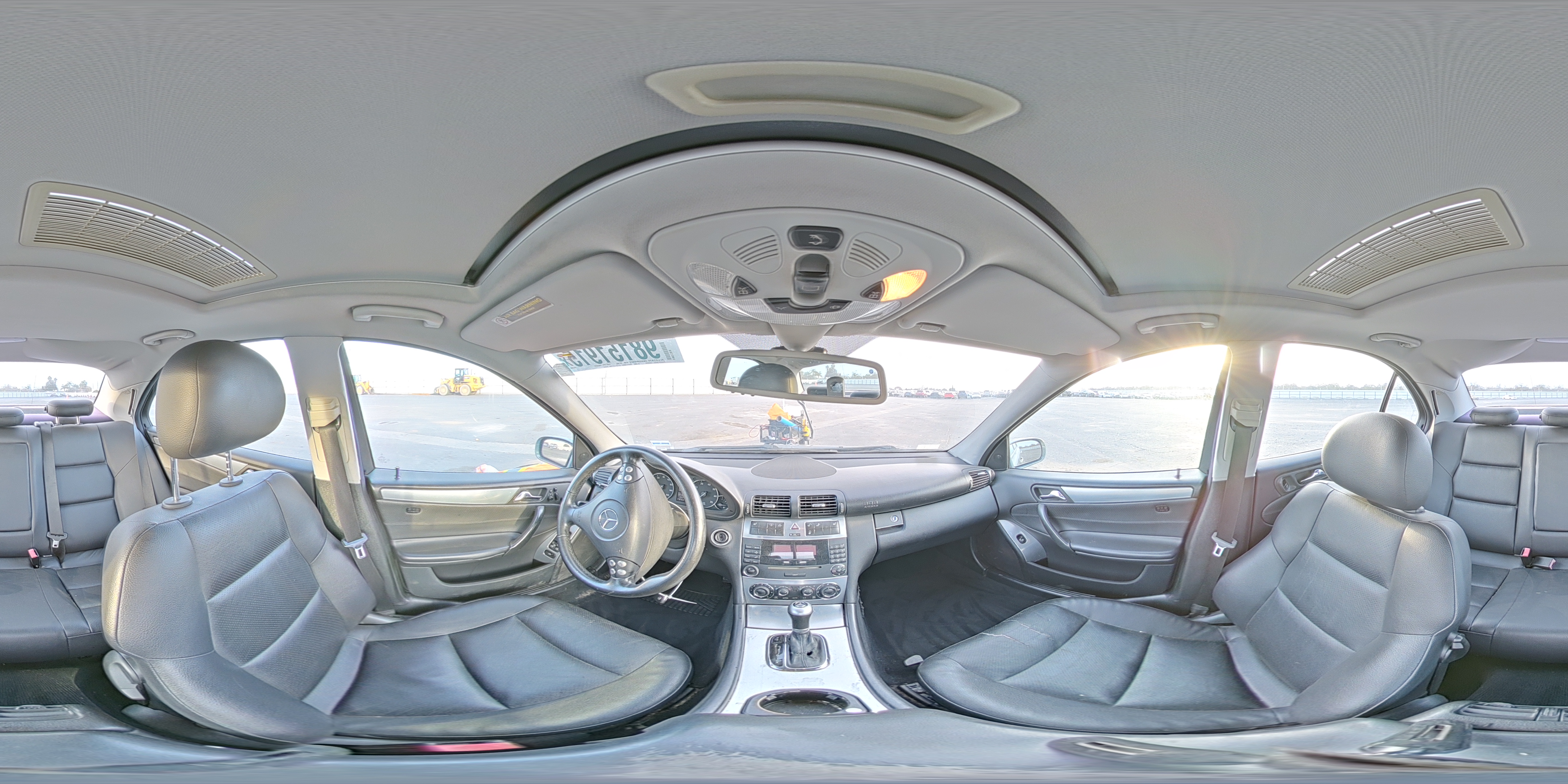 2006 Mercedes-benz C 230 Silver vin: WDBRF52H06A914546