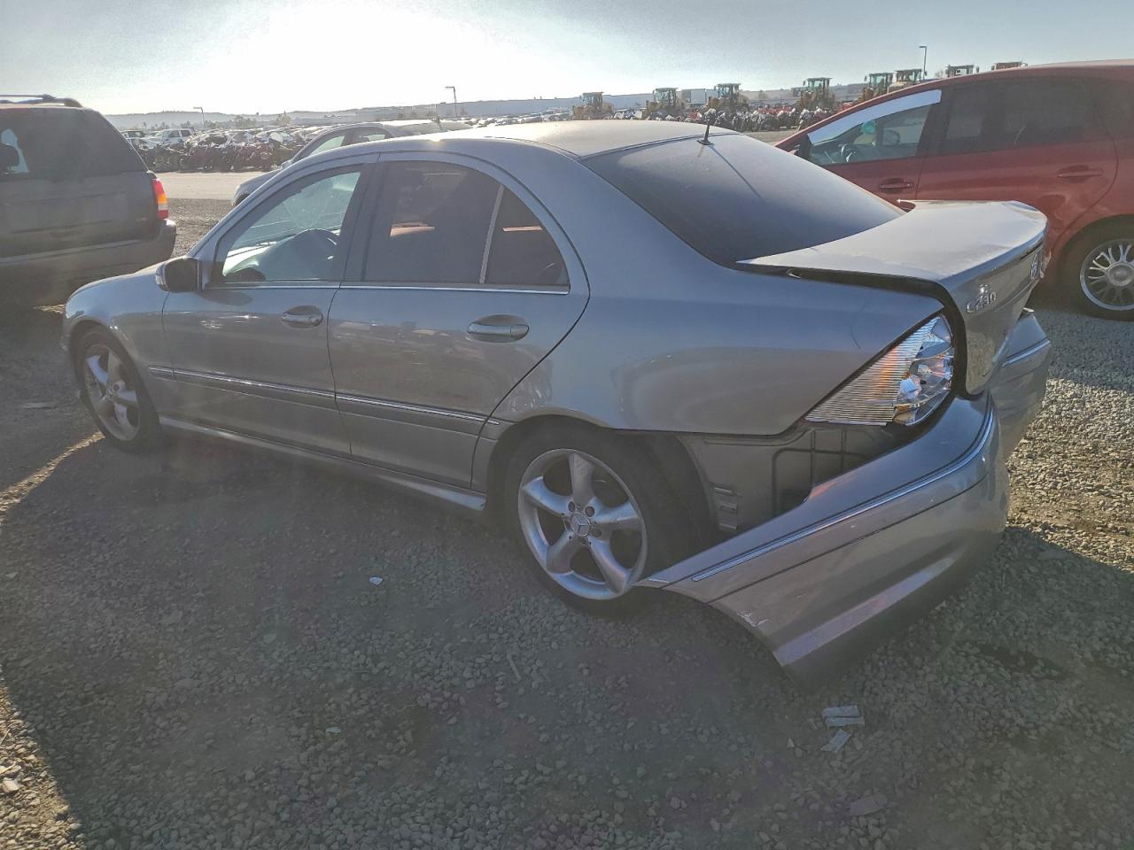 2006 Mercedes-benz C 230 Gray vin: WDBRF52H06A917334