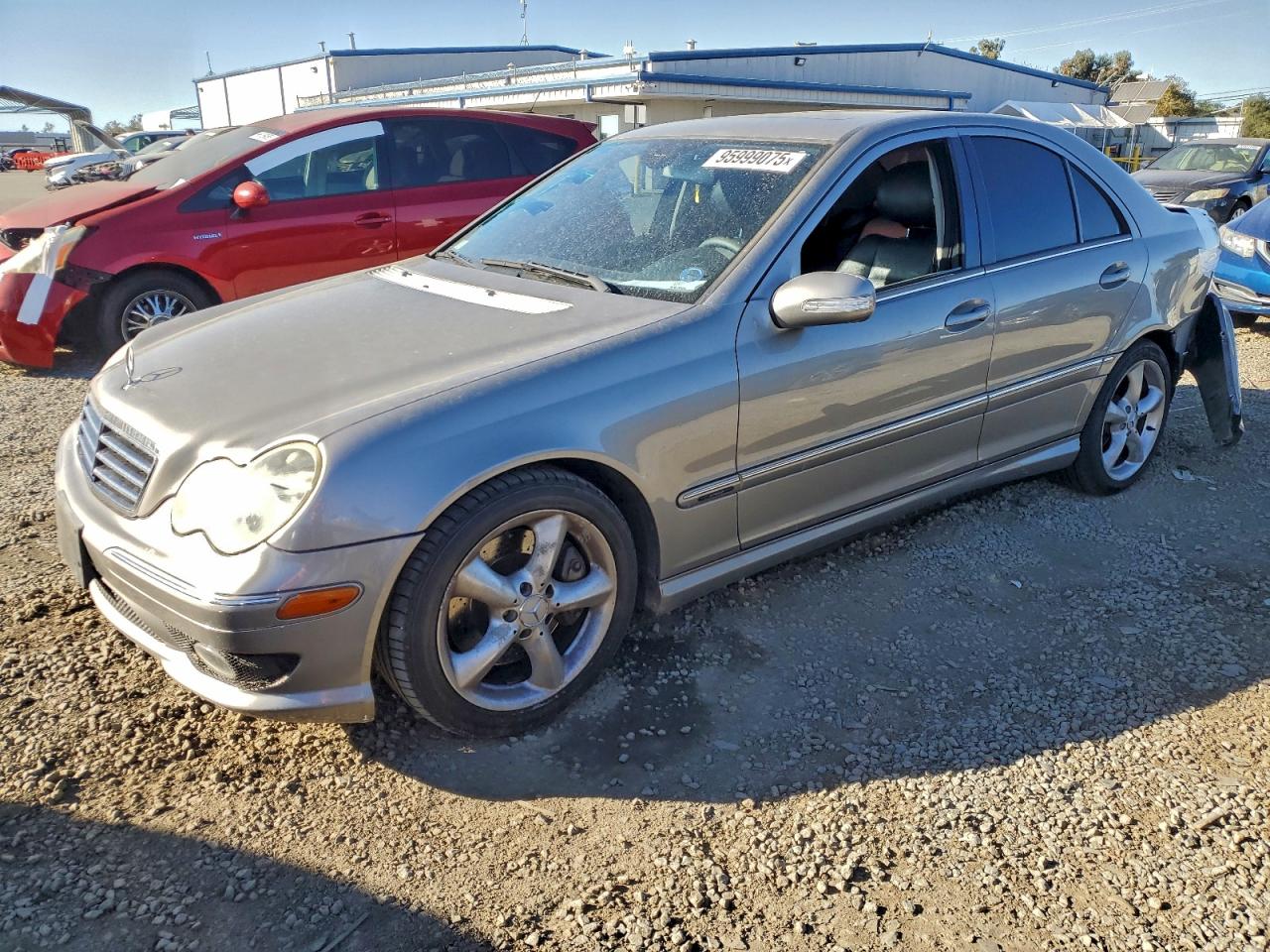 2006 Mercedes-benz C 230 Gray vin: WDBRF52H06A917334