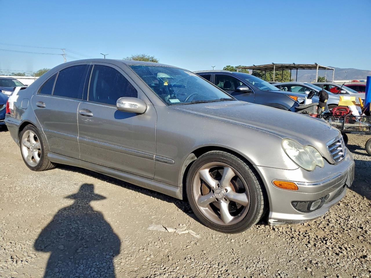 2006 Mercedes-benz C 230 Gray vin: WDBRF52H06A917334
