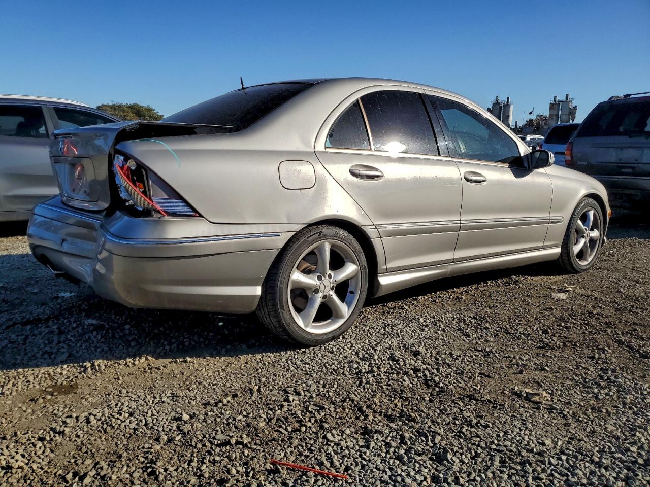 2006 Mercedes-benz C 230 Gray vin: WDBRF52H06A917334