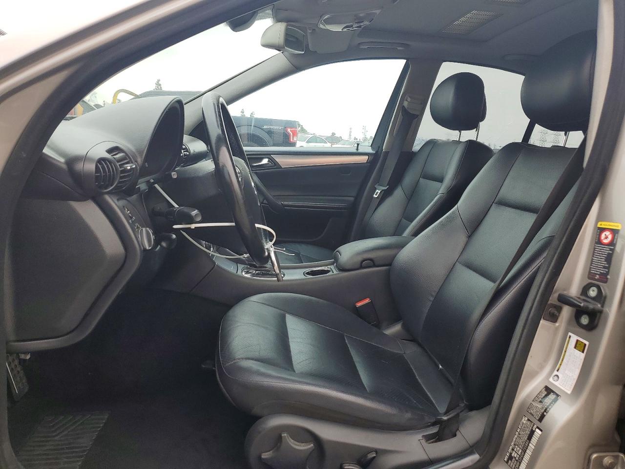 2006 Mercedes-benz C-class C230 Silver vin: WDBRF52H06F755885