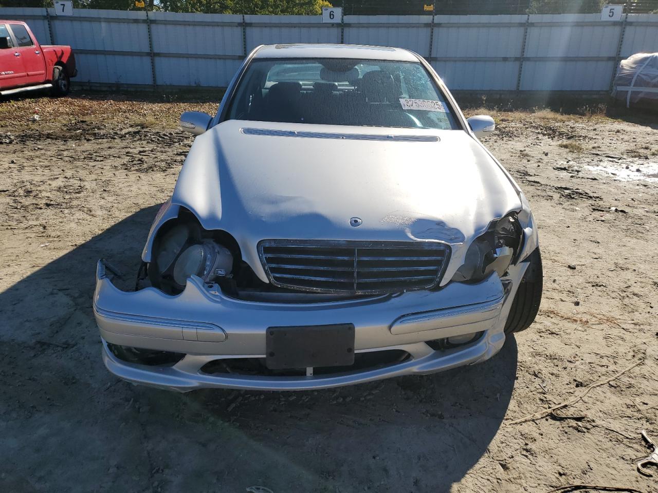 2006 Mercedes-benz C 230 Silver vin: WDBRF52H06F763209