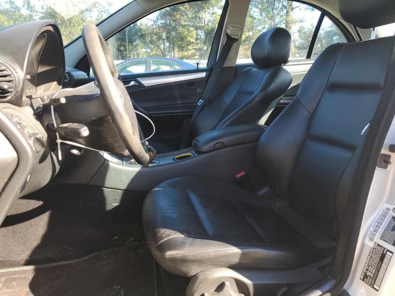 2006 Mercedes-benz C 230 Silver vin: WDBRF52H06F763209