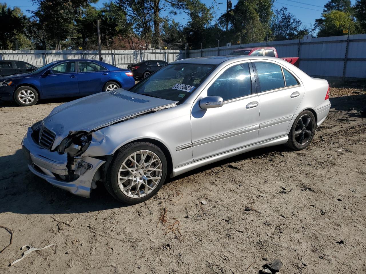 2006 Mercedes-benz C 230 Silver vin: WDBRF52H06F763209