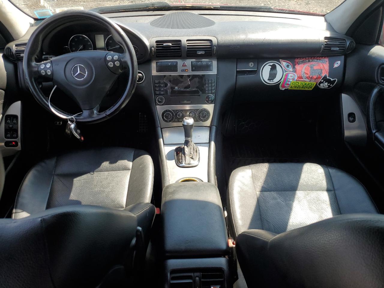 2006 Mercedes-benz C 230 Red vin: WDBRF52H06F769186