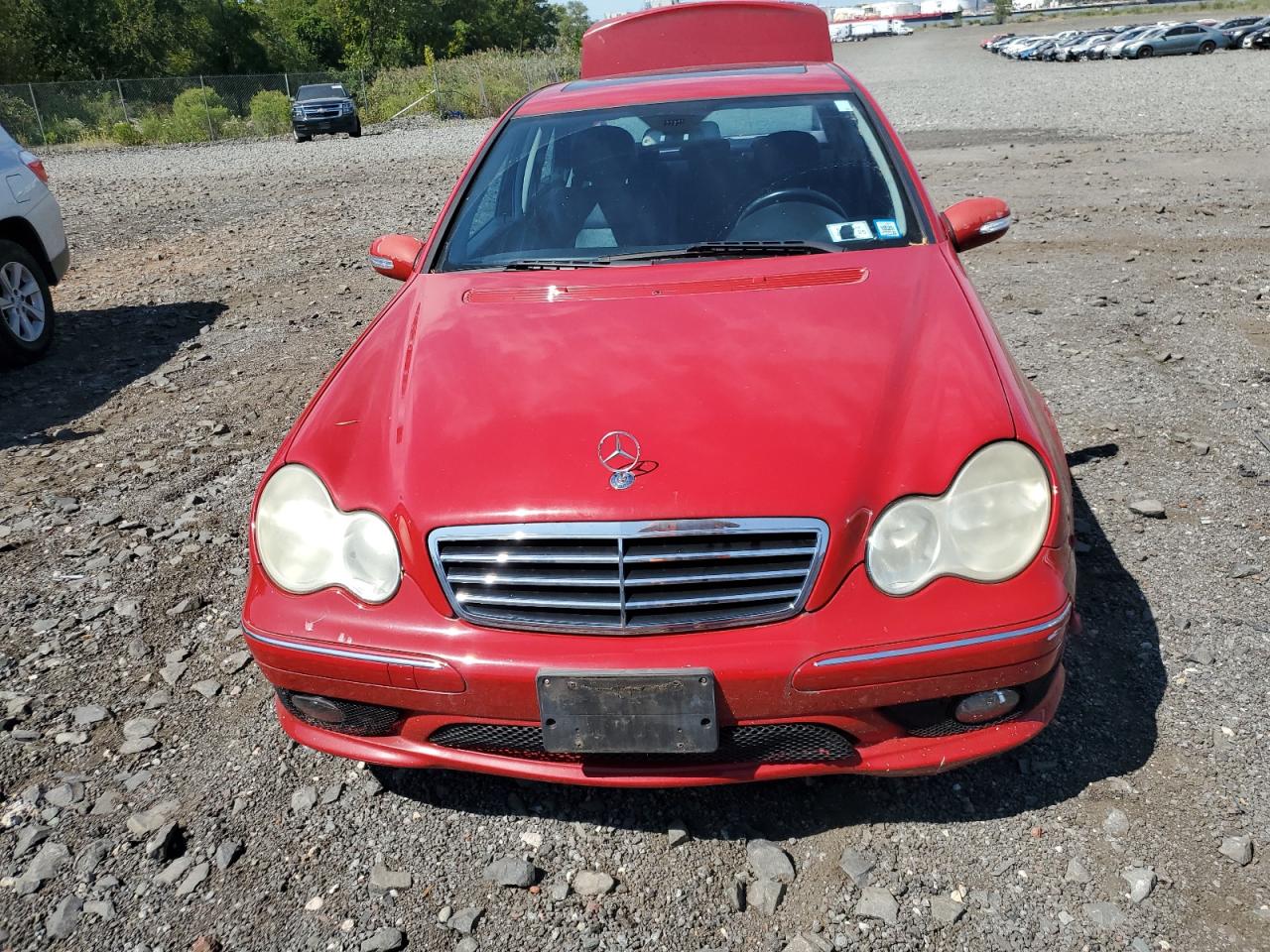 2006 Mercedes-benz C 230 Red vin: WDBRF52H06F769186