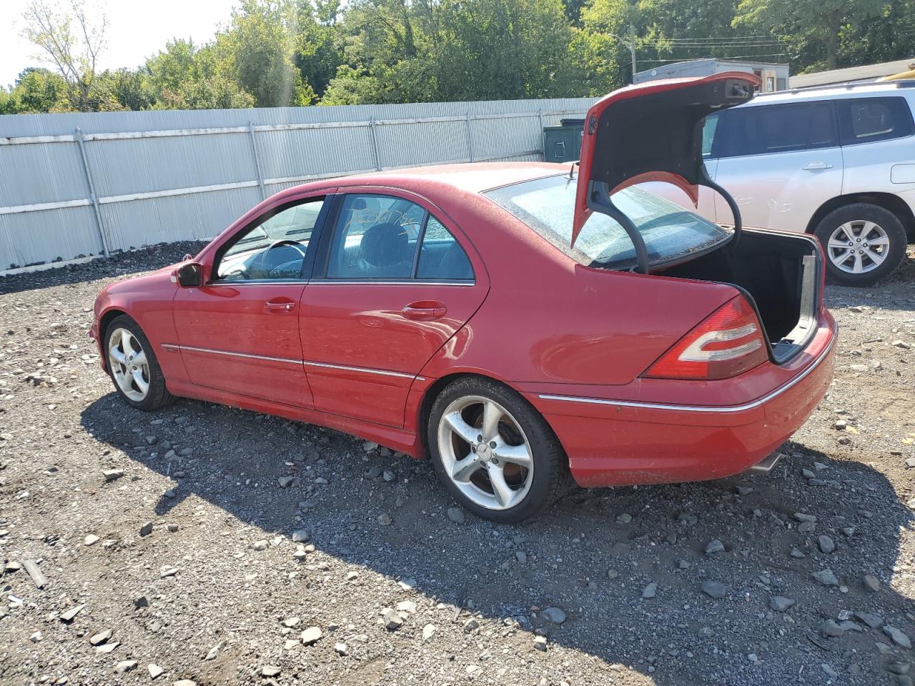 2006 Mercedes-benz C 230 Red vin: WDBRF52H06F769186