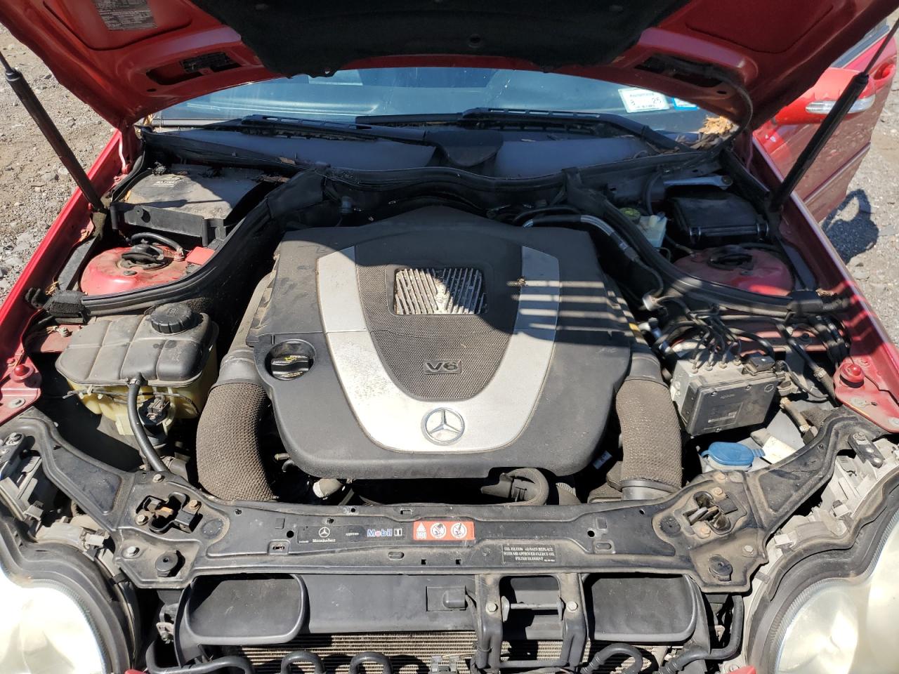 2006 Mercedes-benz C 230 Red vin: WDBRF52H06F769186