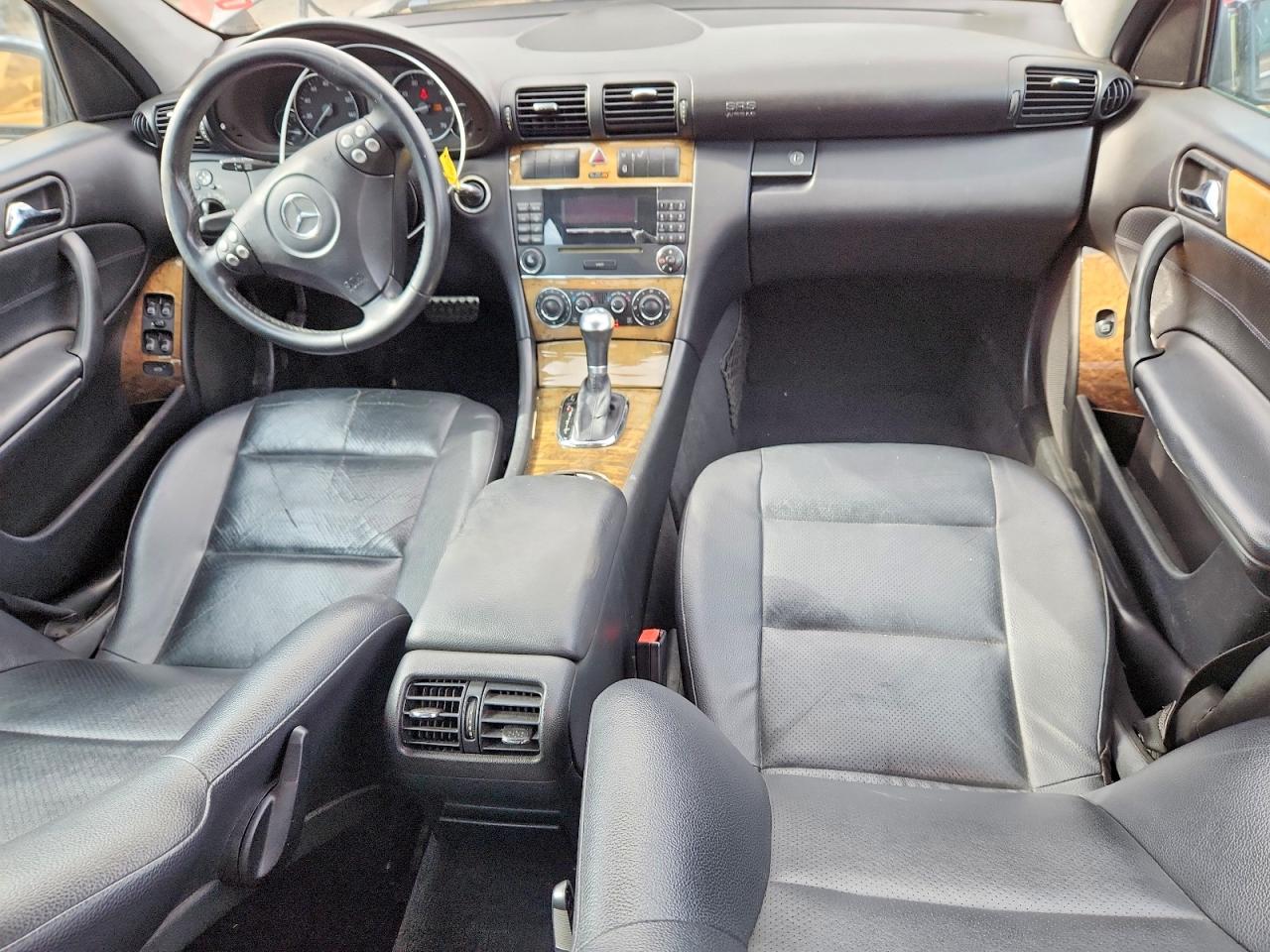 2007 Mercedes-benz C 230 Black vin: WDBRF52H07A918050