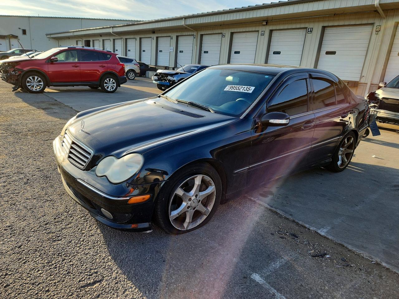 2007 Mercedes-benz C 230 Black vin: WDBRF52H07A936905