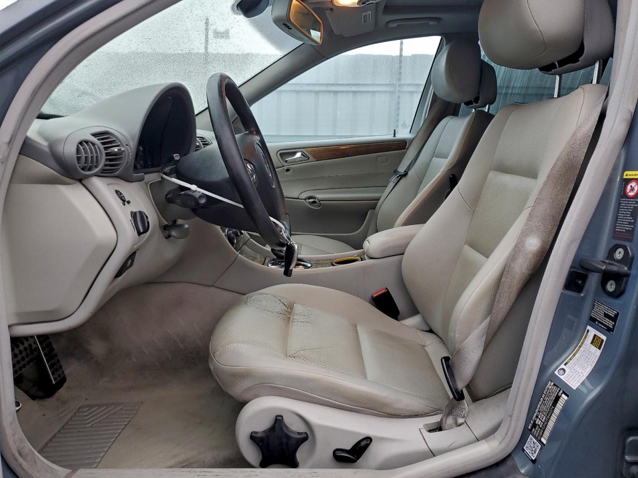 2007 Mercedes-benz C 230 Синий vin: WDBRF52H07F846074