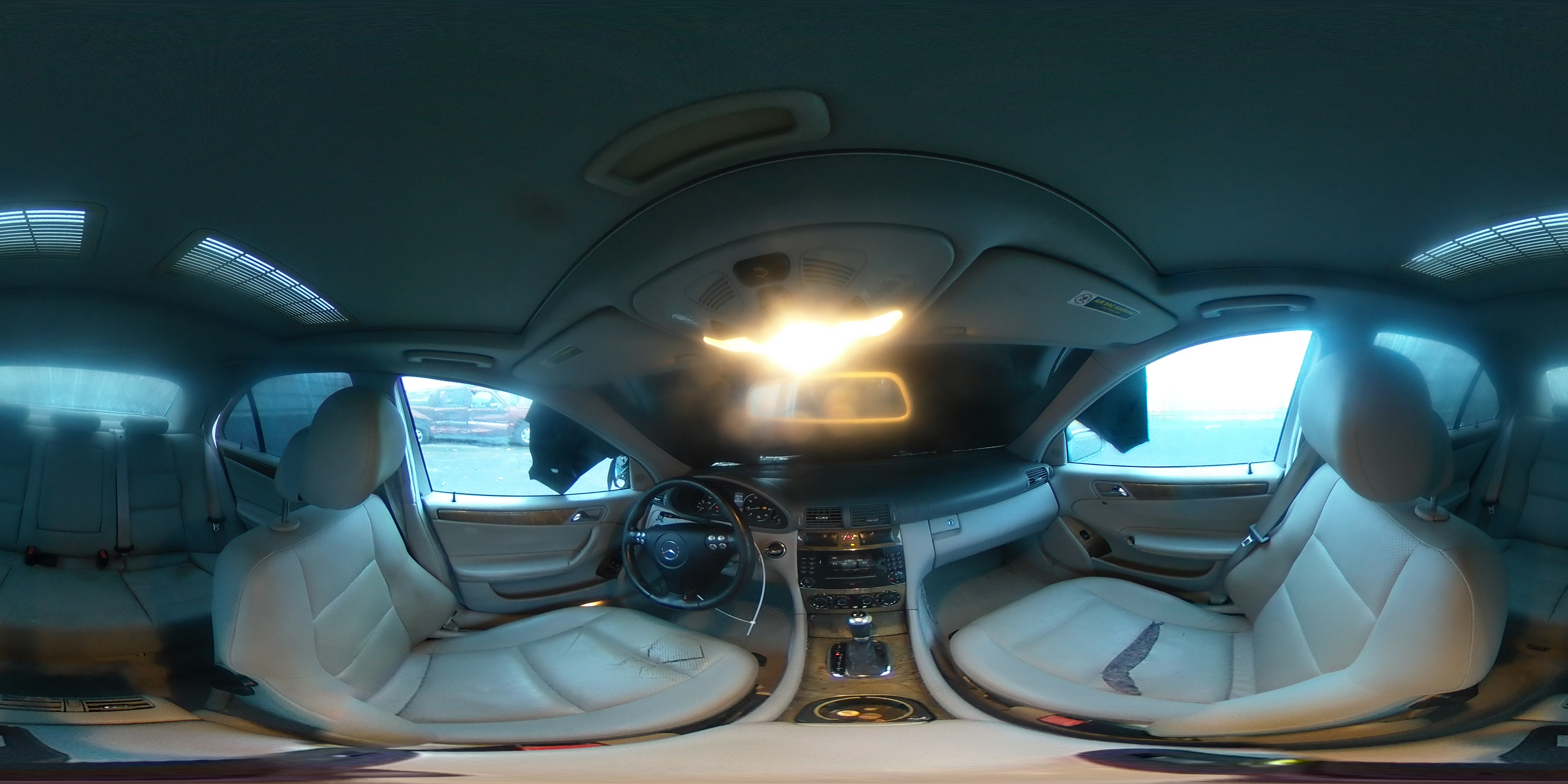 2007 Mercedes-benz C 230 Синий vin: WDBRF52H07F846074