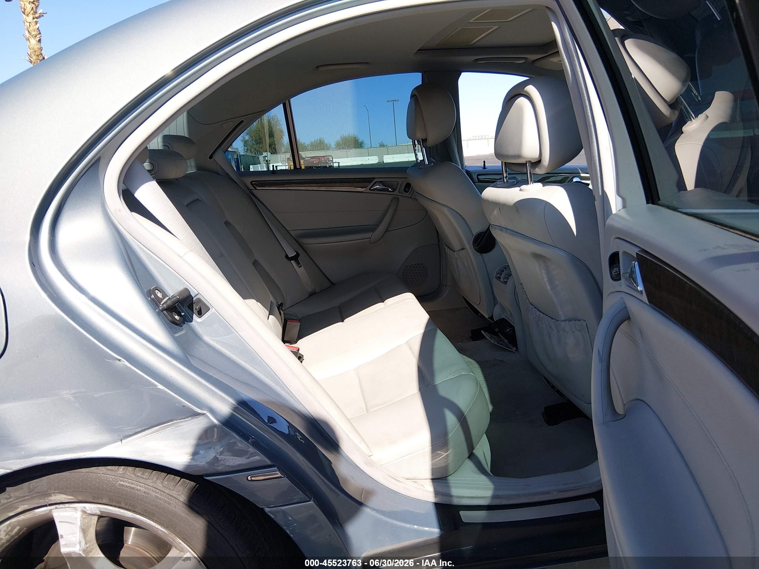 2007 Mercedes-benz C 230 Sport Light Blue vin: WDBRF52H07F864588