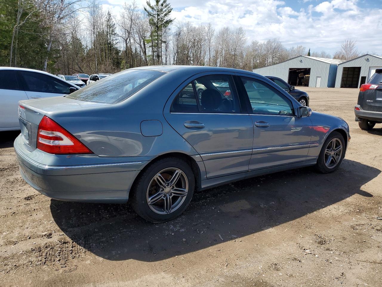 2007 Mercedes-benz C 230 Blue vin: WDBRF52H07F866700