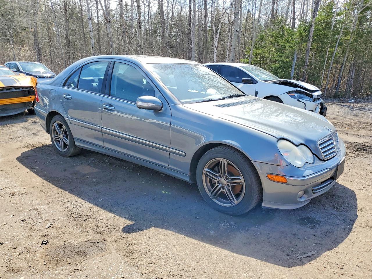 2007 Mercedes-benz C 230 Blue vin: WDBRF52H07F866700