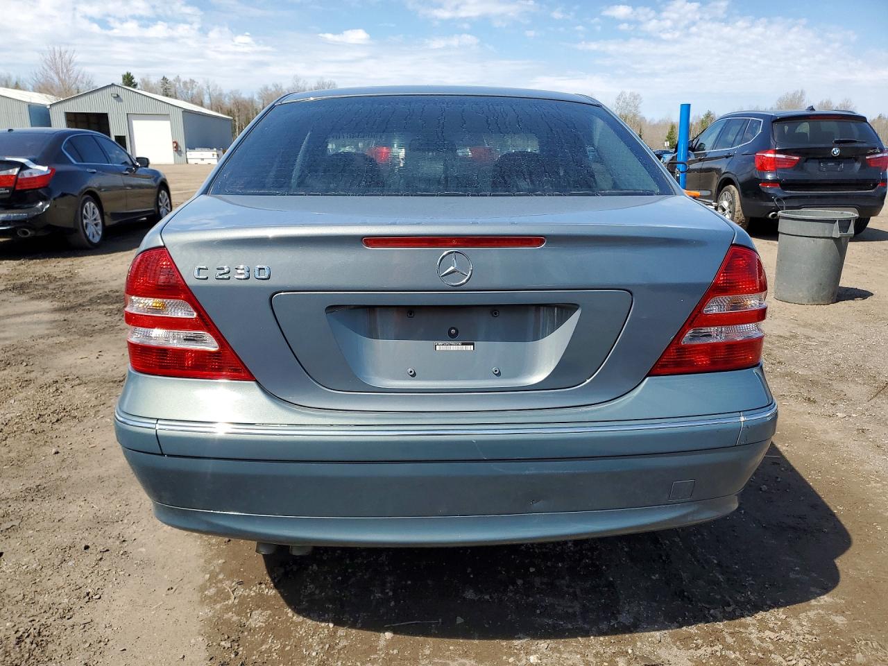 2007 Mercedes-benz C 230 Blue vin: WDBRF52H07F866700