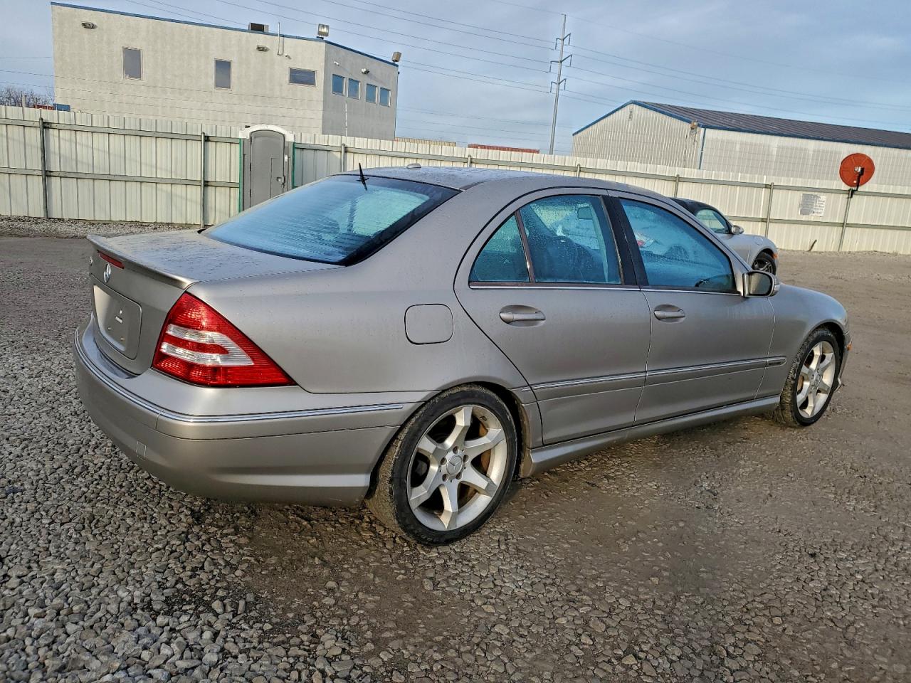 2007 Mercedes-benz C 230 Silver vin: WDBRF52H07F921145