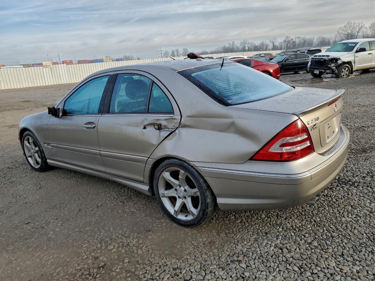 2007 Mercedes-benz C 230 Silver vin: WDBRF52H07F921145