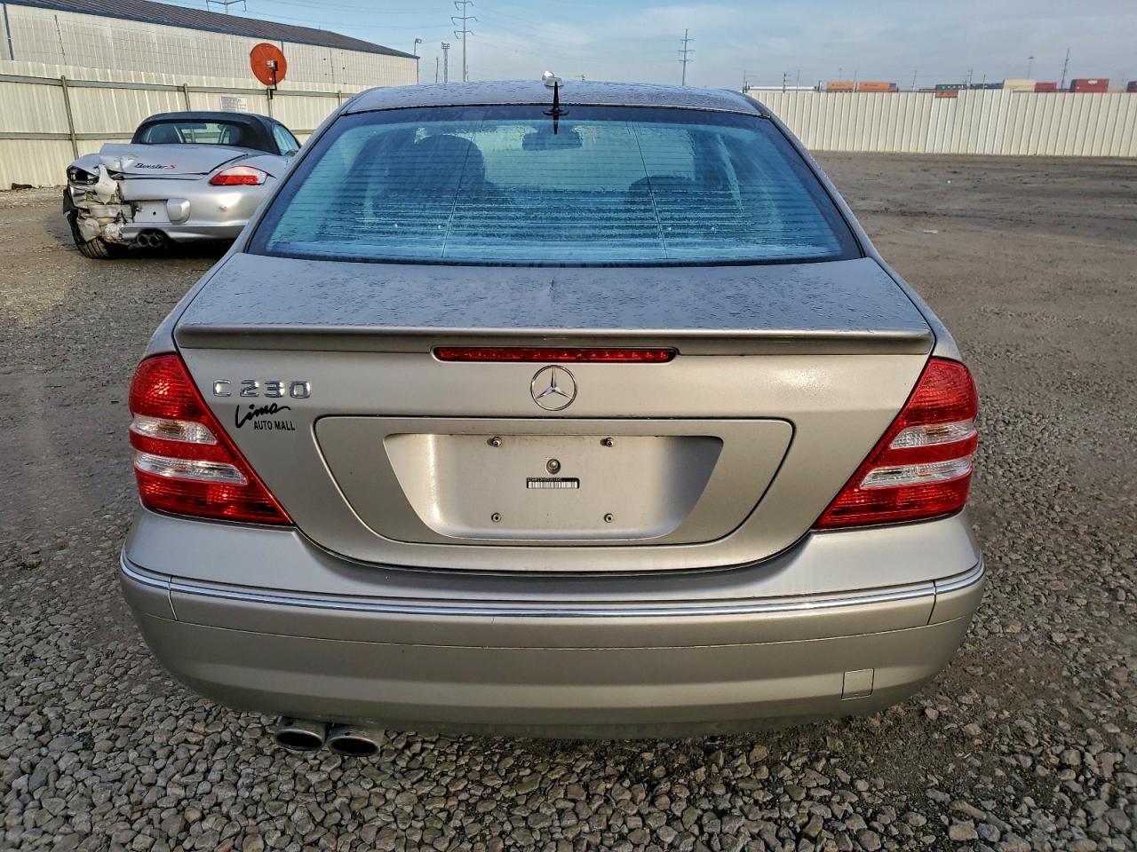 2007 Mercedes-benz C 230 Silver vin: WDBRF52H07F921145