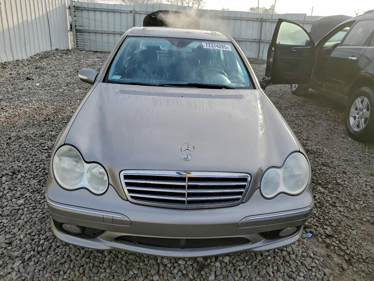 2007 Mercedes-benz C 230 Silver vin: WDBRF52H07F921145