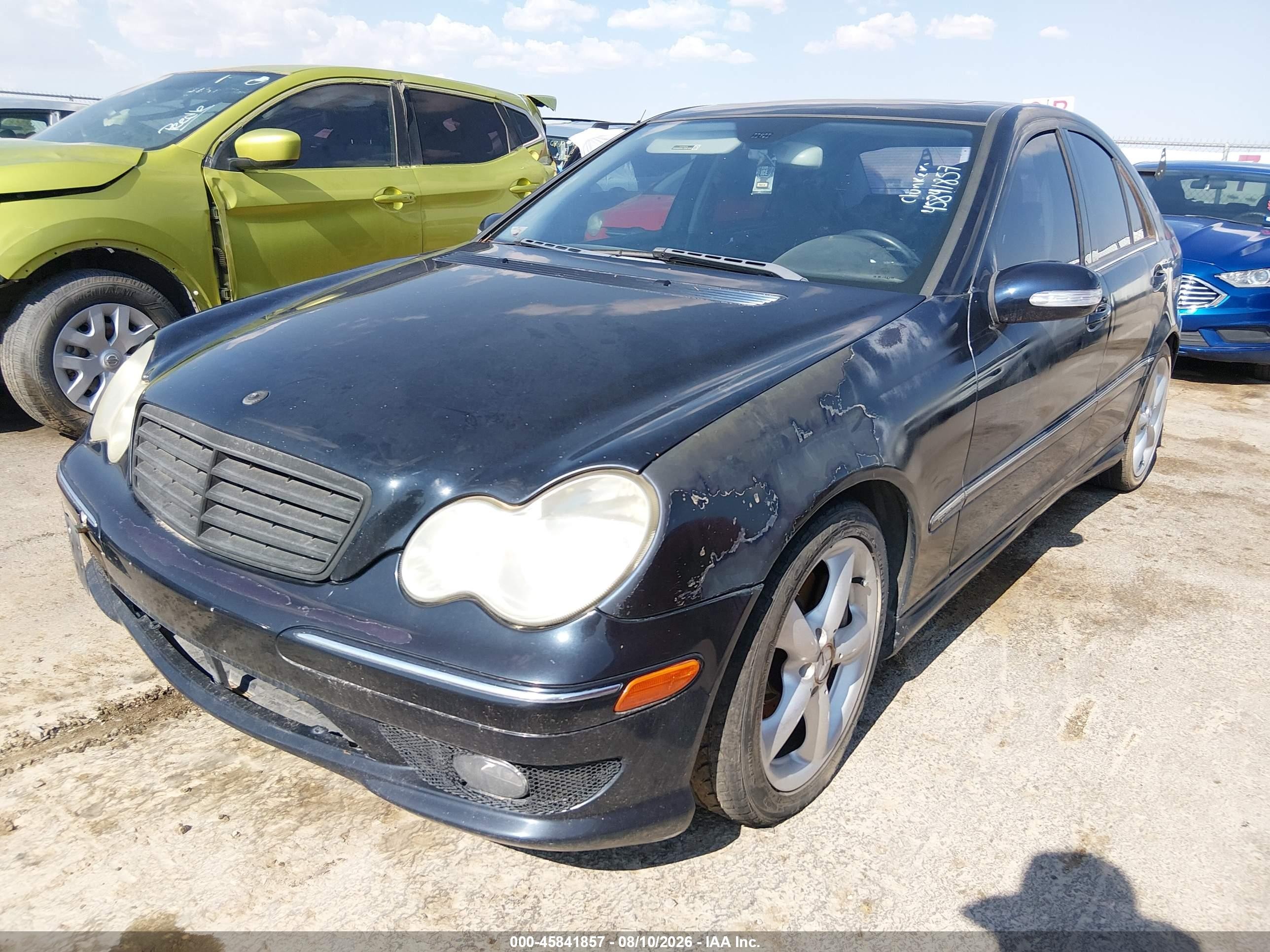 2006 Mercedes-benz C 230 Sport Purple vin: WDBRF52H16F730090