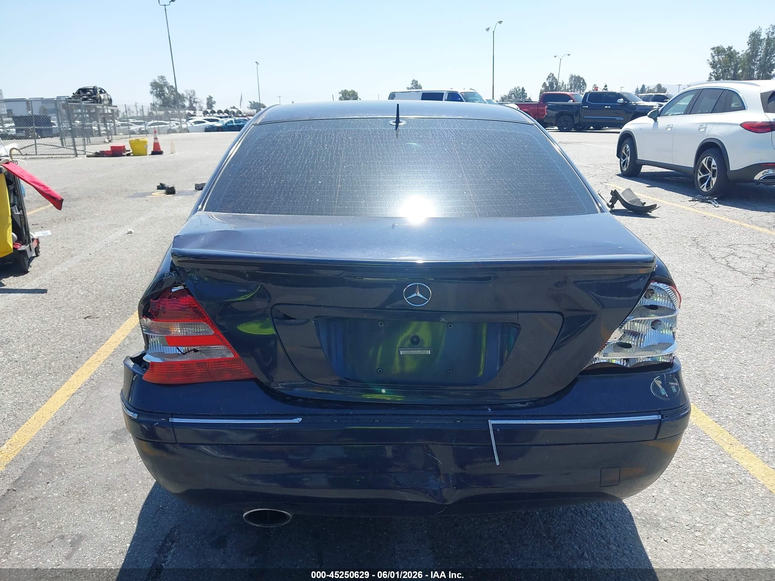 2006 Mercedes-benz C-class Sport Blue vin: WDBRF52H16F742403