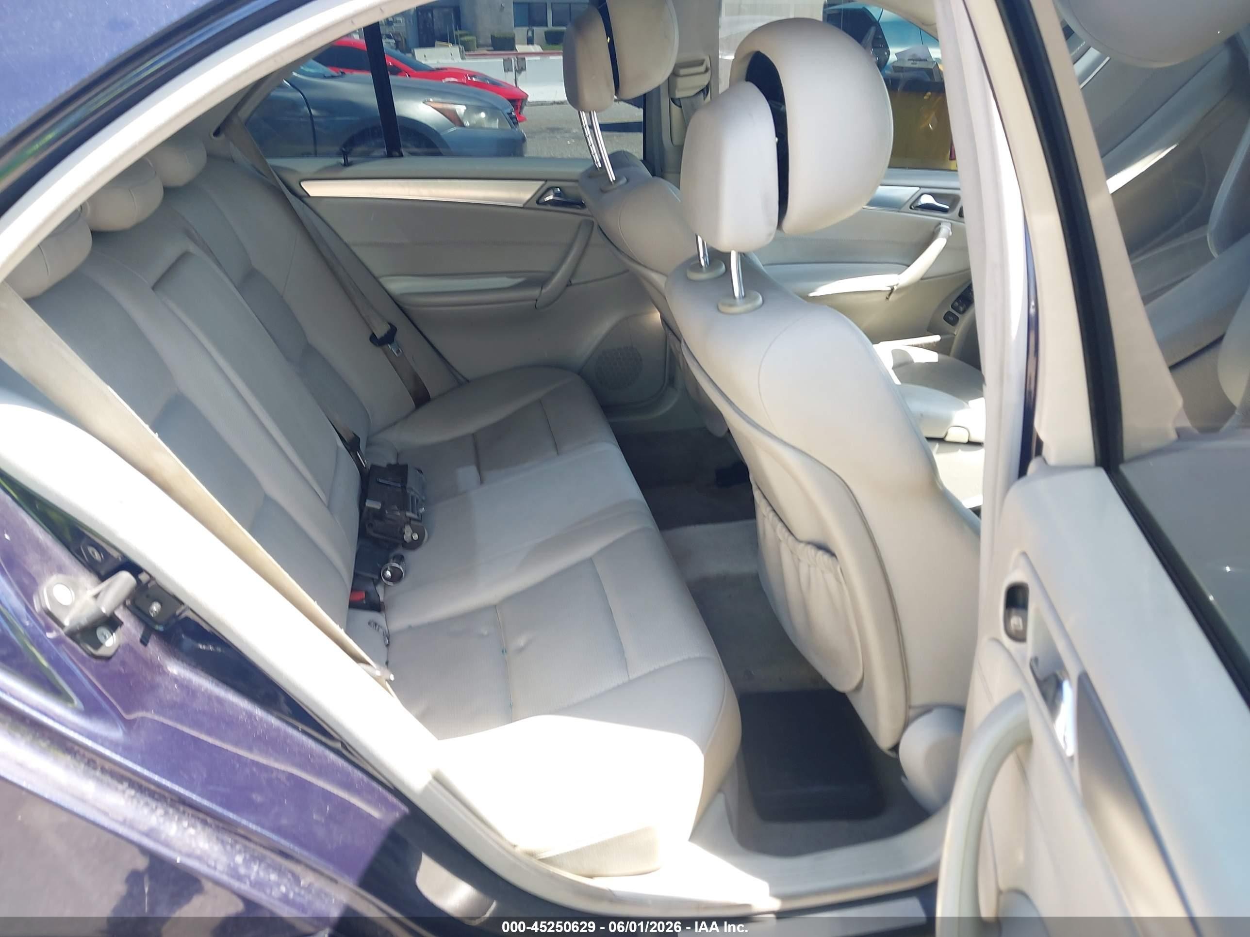 2006 Mercedes-benz C-class Sport Blue vin: WDBRF52H16F742403