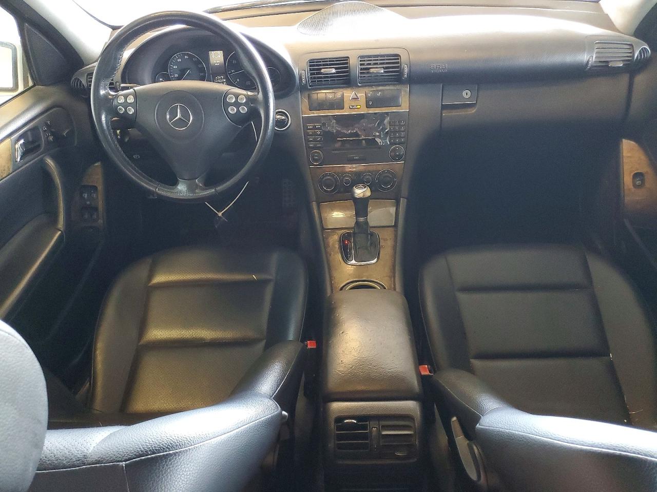 2007 Mercedes-benz C 230 Silver vin: WDBRF52H17A934516