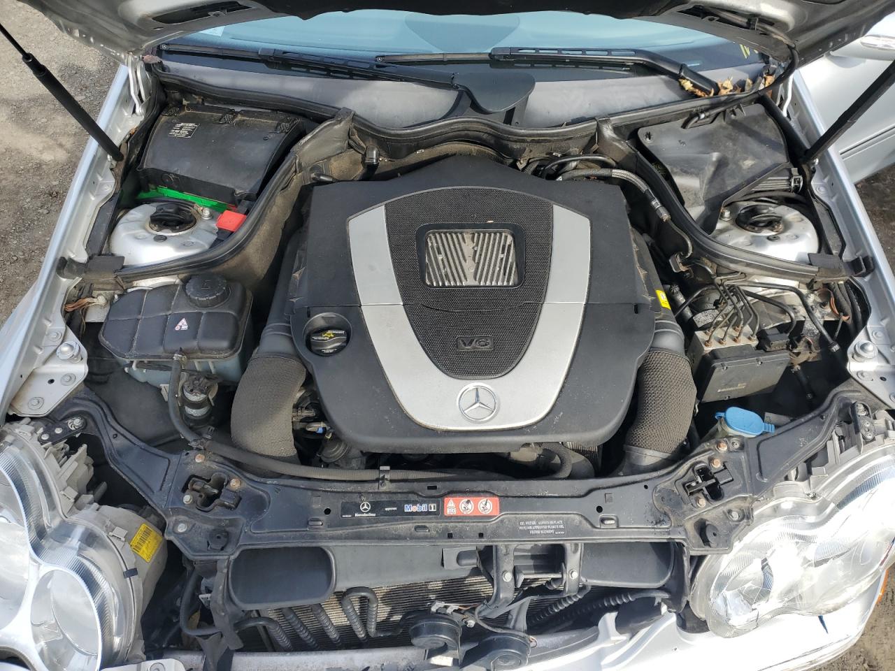 2007 Mercedes-benz C 230 Серебряный vin: WDBRF52H17F843412