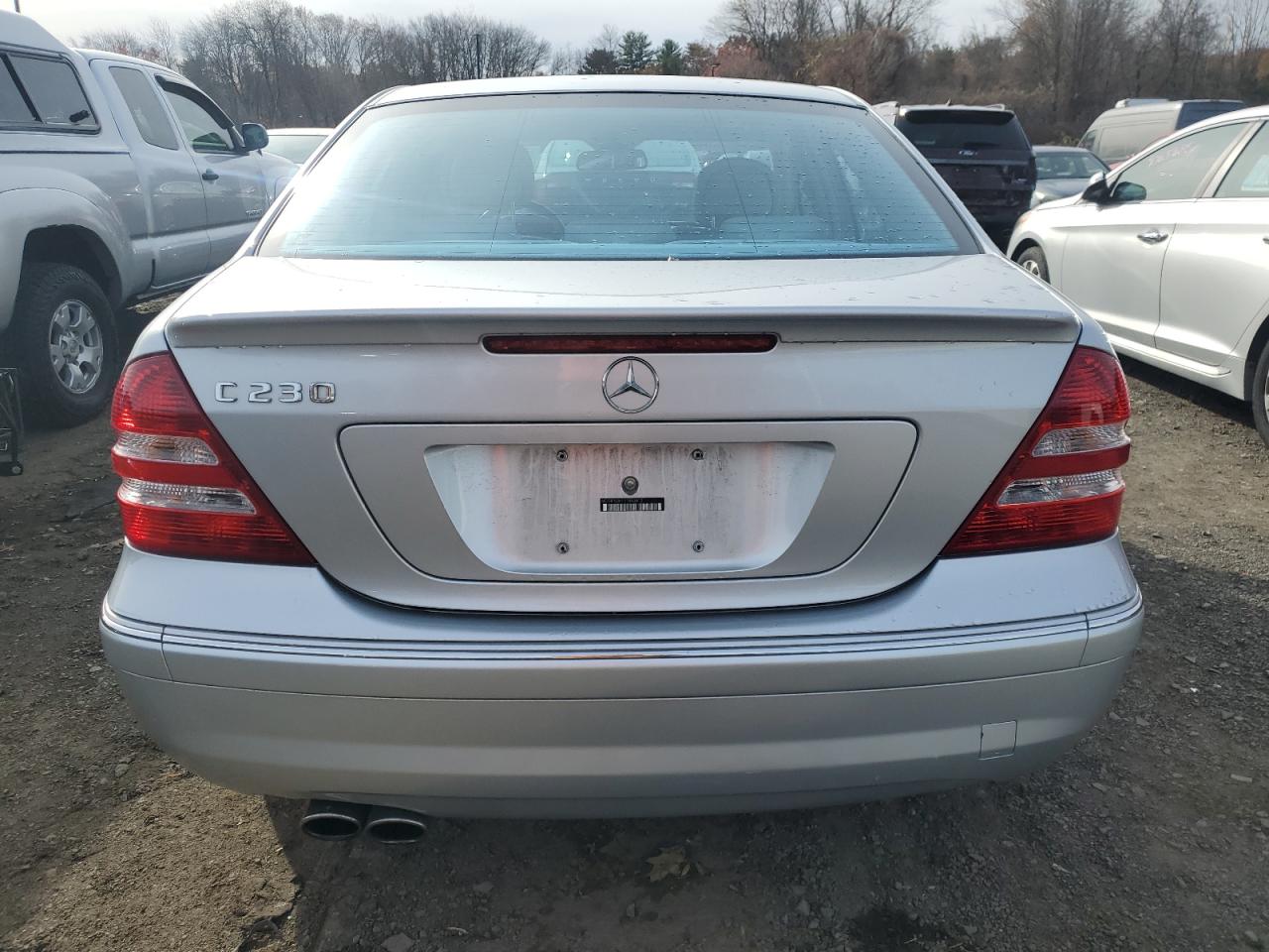 2007 Mercedes-benz C 230 Серебряный vin: WDBRF52H17F843412