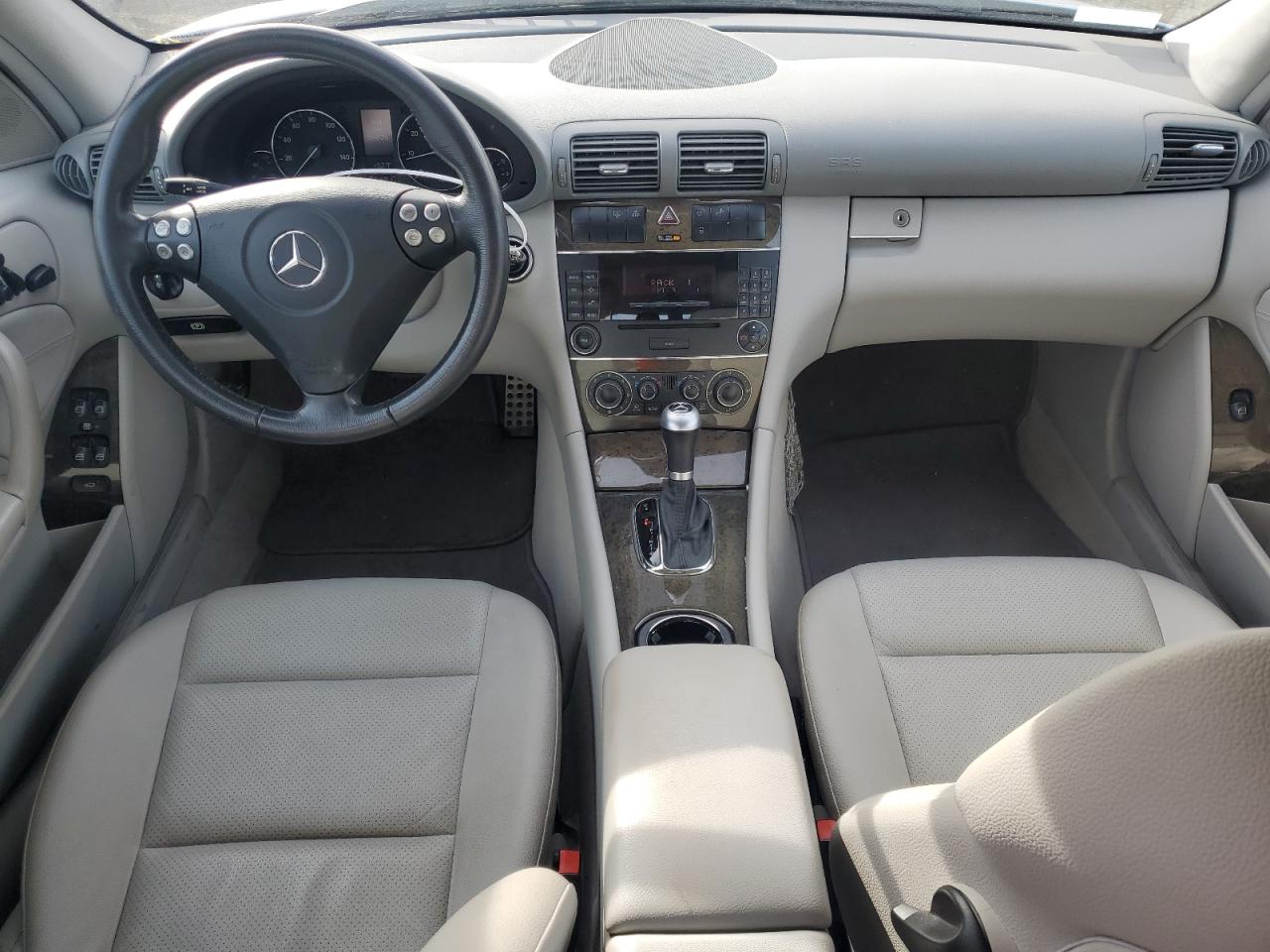 2007 Mercedes-benz C 230 Серебряный vin: WDBRF52H17F843412