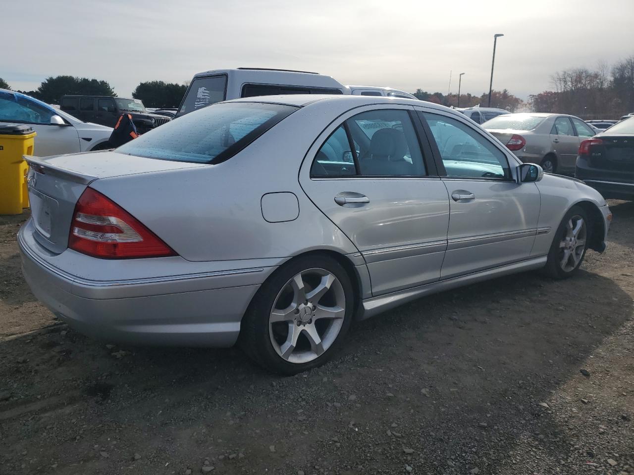 2007 Mercedes-benz C 230 Серебряный vin: WDBRF52H17F843412