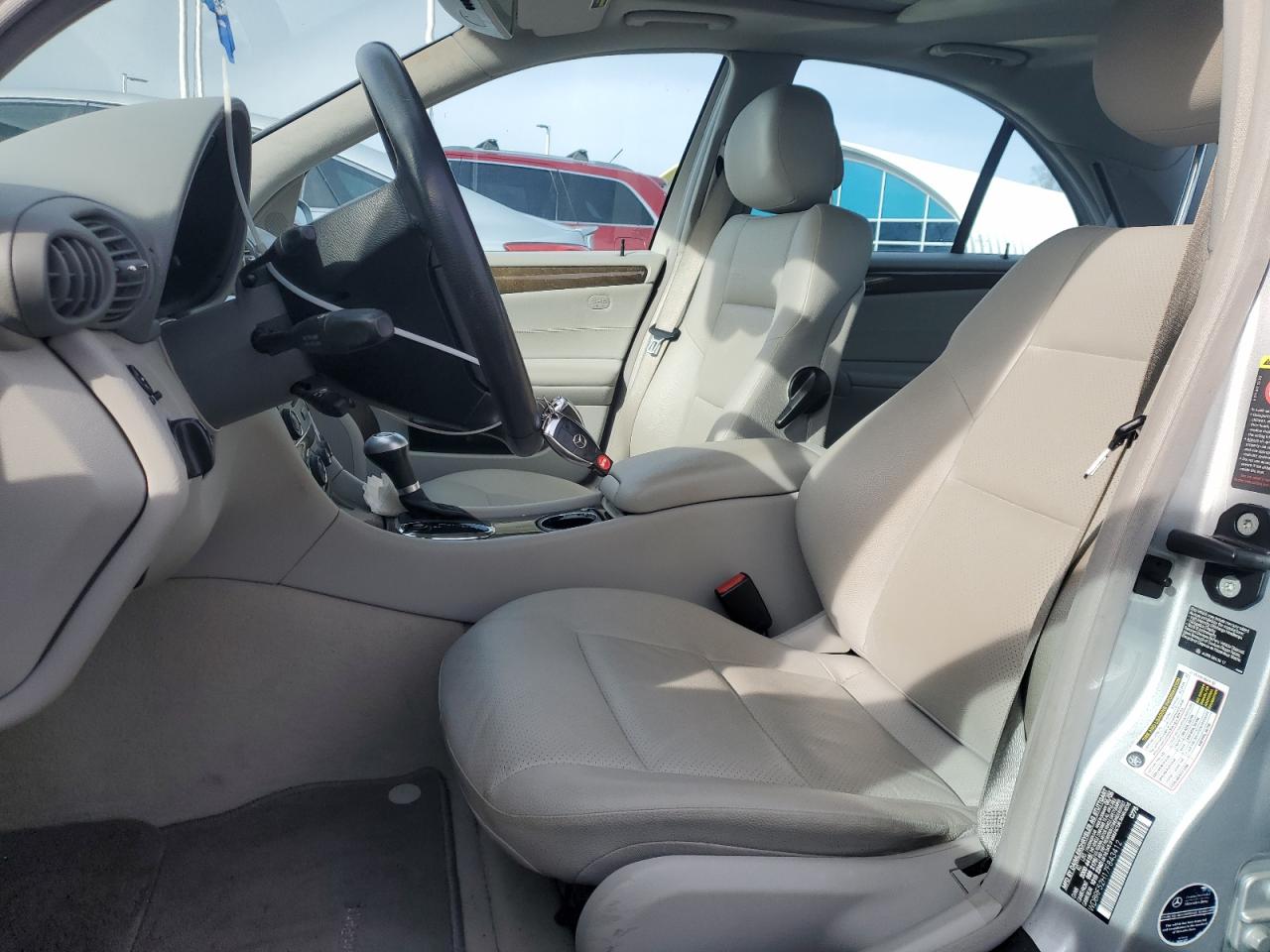 2007 Mercedes-benz C 230 Серебряный vin: WDBRF52H17F843412