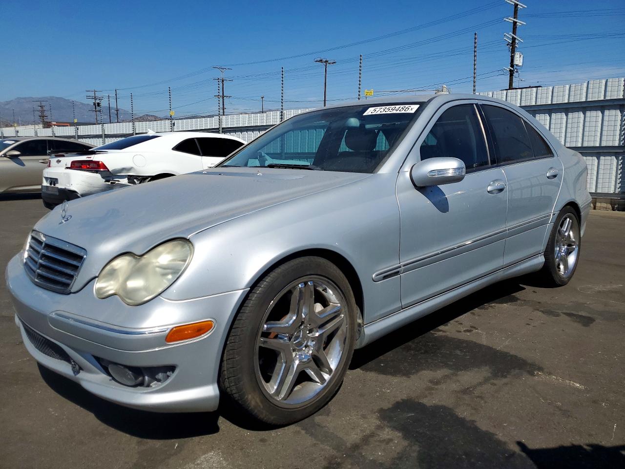 2007 Mercedes-benz C 230 Серебряный vin: WDBRF52H17F854149