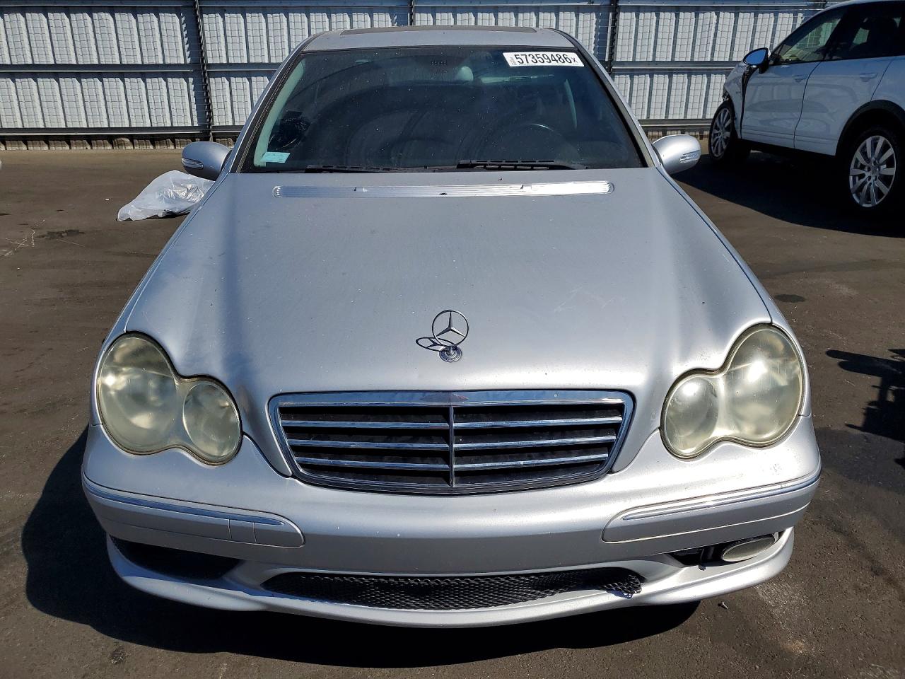 2007 Mercedes-benz C 230 Silver vin: WDBRF52H17F854149