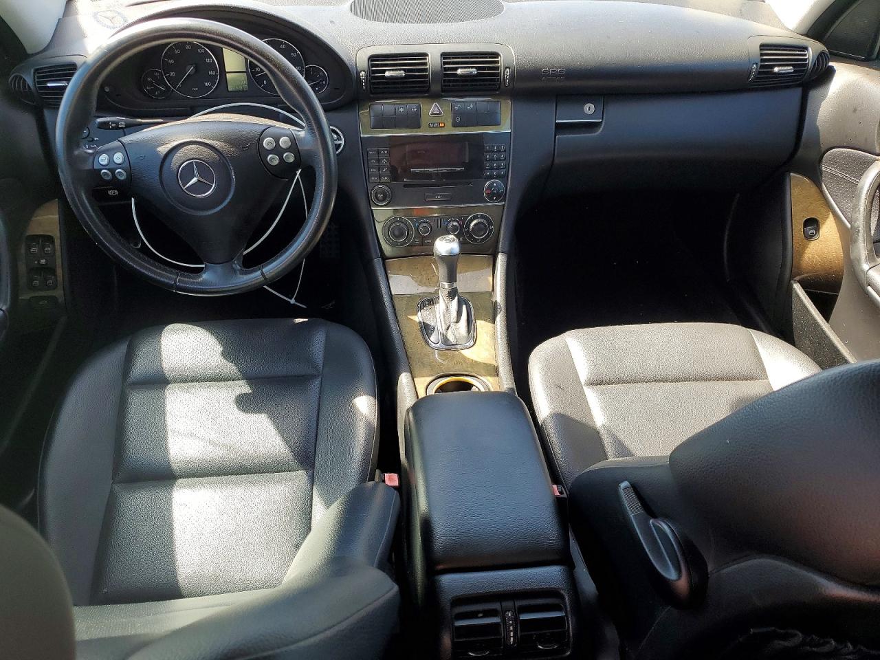 2007 Mercedes-benz C 230 Silver vin: WDBRF52H17F854149