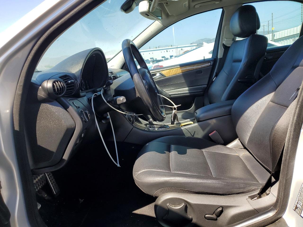 2007 Mercedes-benz C 230 Silver vin: WDBRF52H17F854149