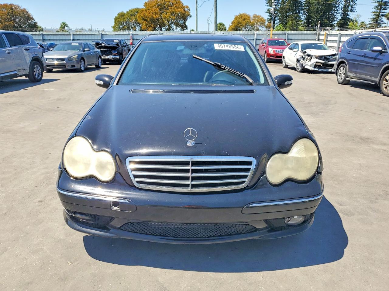 2007 Mercedes-benz C 230 Black vin: WDBRF52H17F884672