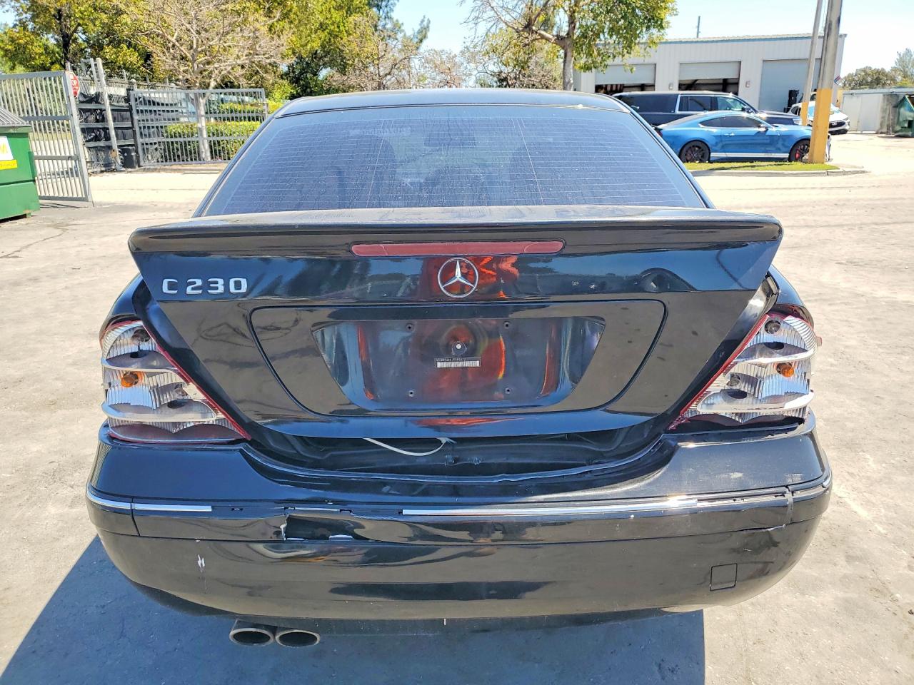 2007 Mercedes-benz C 230 Black vin: WDBRF52H17F884672