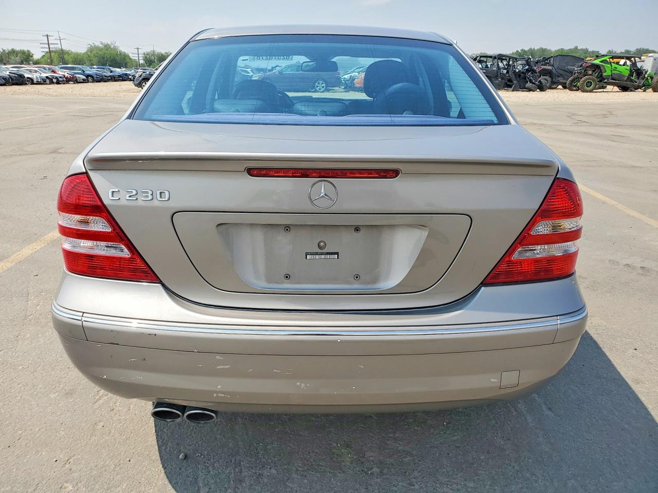 2007 Mercedes-benz C 230 Silver vin: WDBRF52H17F919291