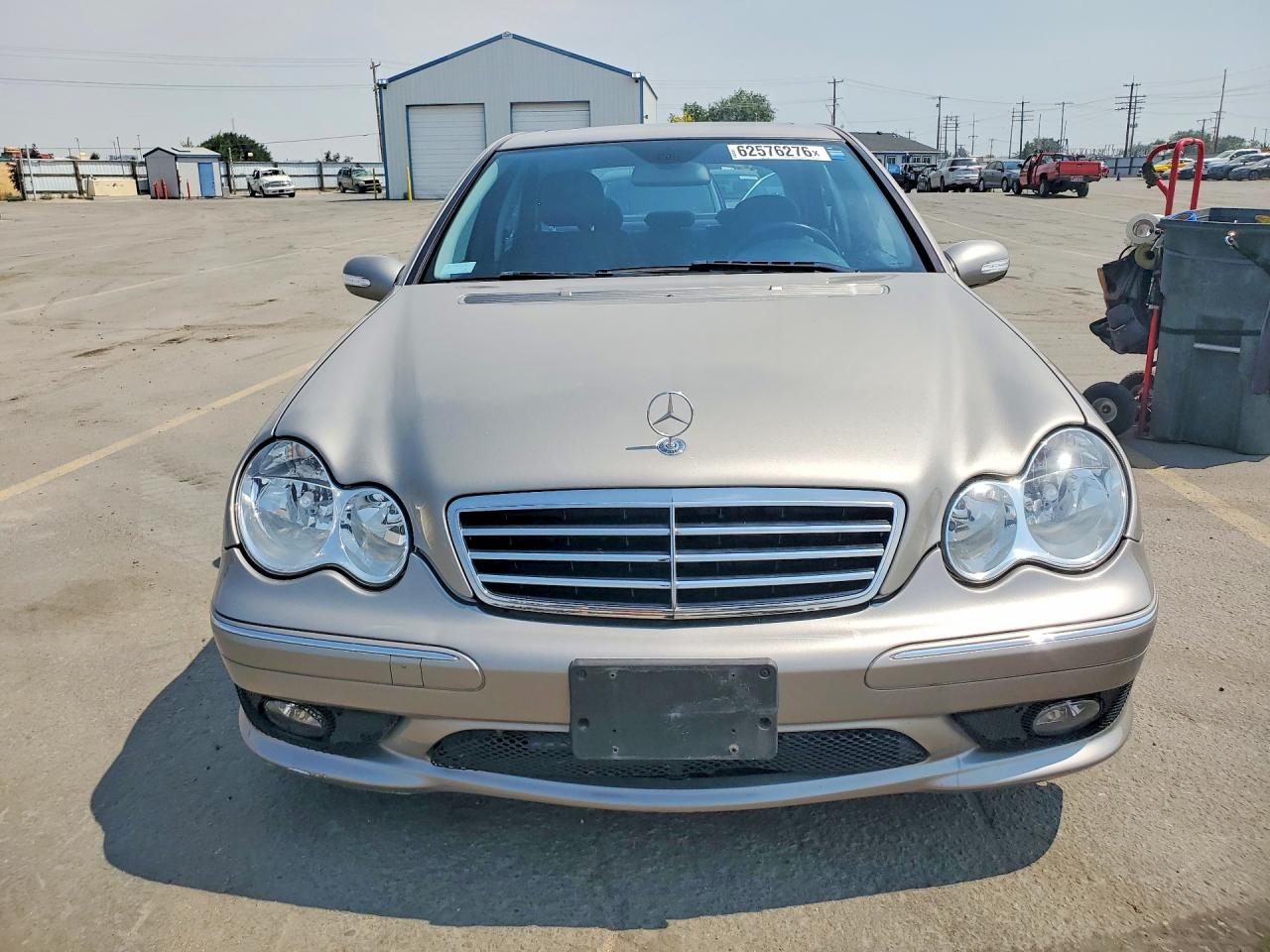 2007 Mercedes-benz C 230 Silver vin: WDBRF52H17F919291