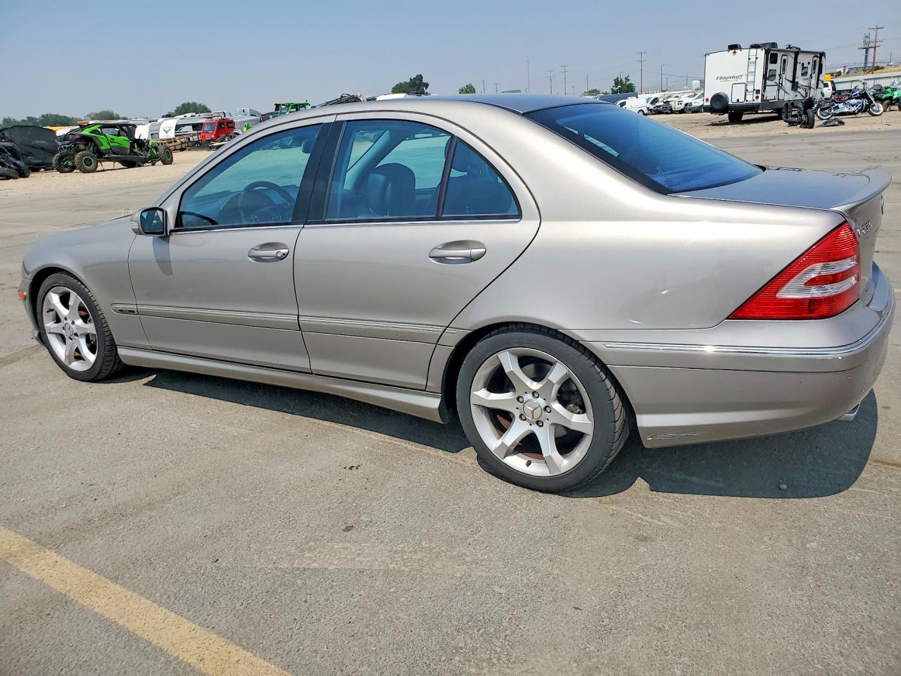 2007 Mercedes-benz C 230 Silver vin: WDBRF52H17F919291