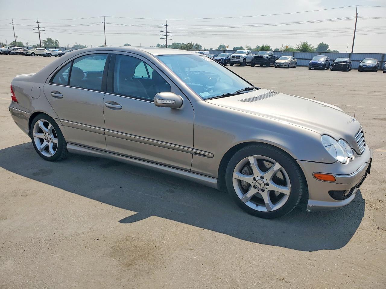 2007 Mercedes-benz C 230 Silver vin: WDBRF52H17F919291