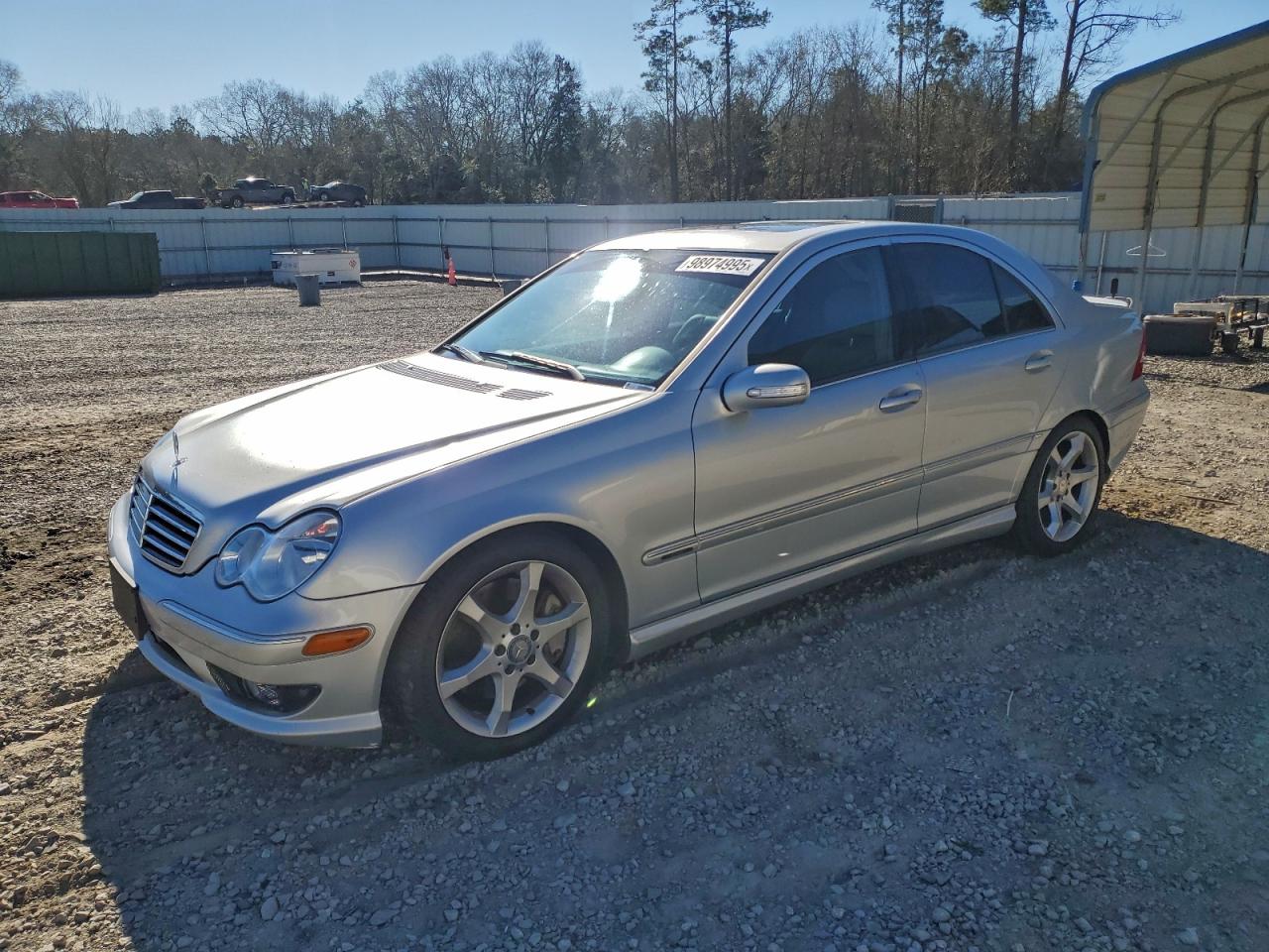 2007 Mercedes-benz C 230 Серебряный vin: WDBRF52H17F920490