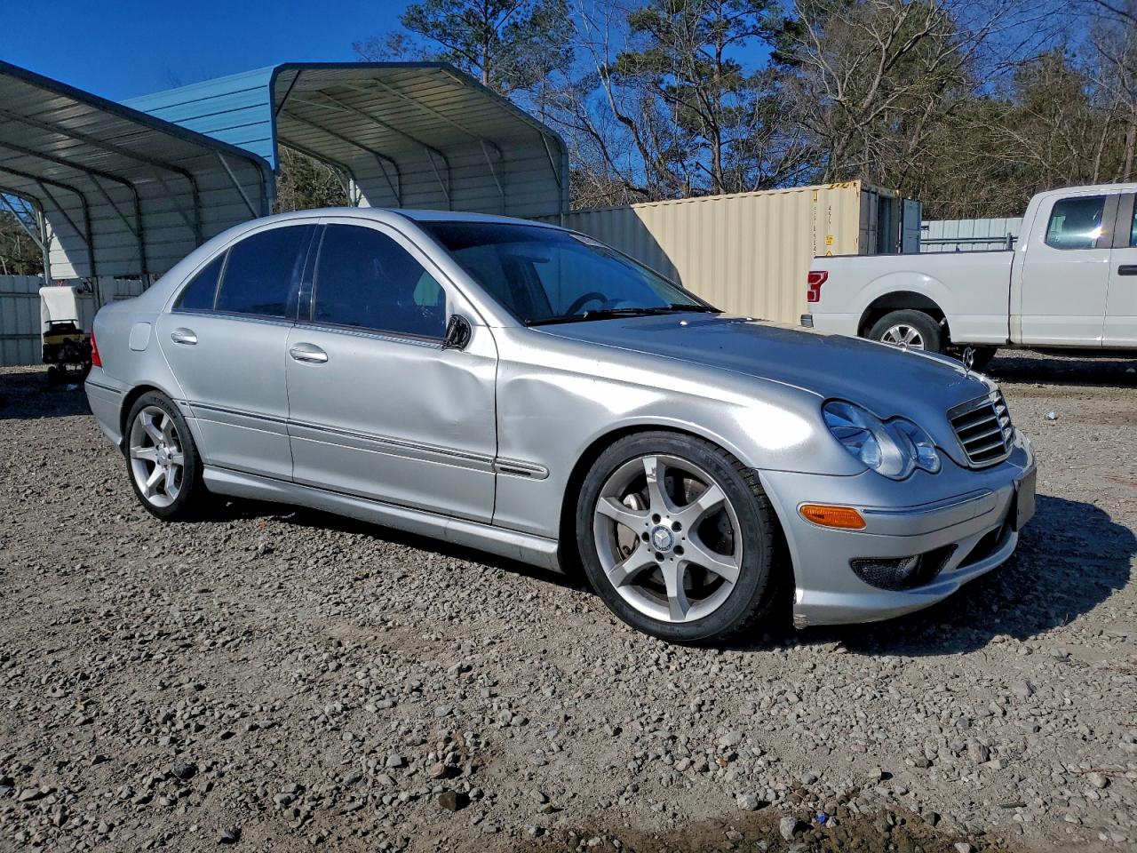 2007 Mercedes-benz C 230 Серебряный vin: WDBRF52H17F920490
