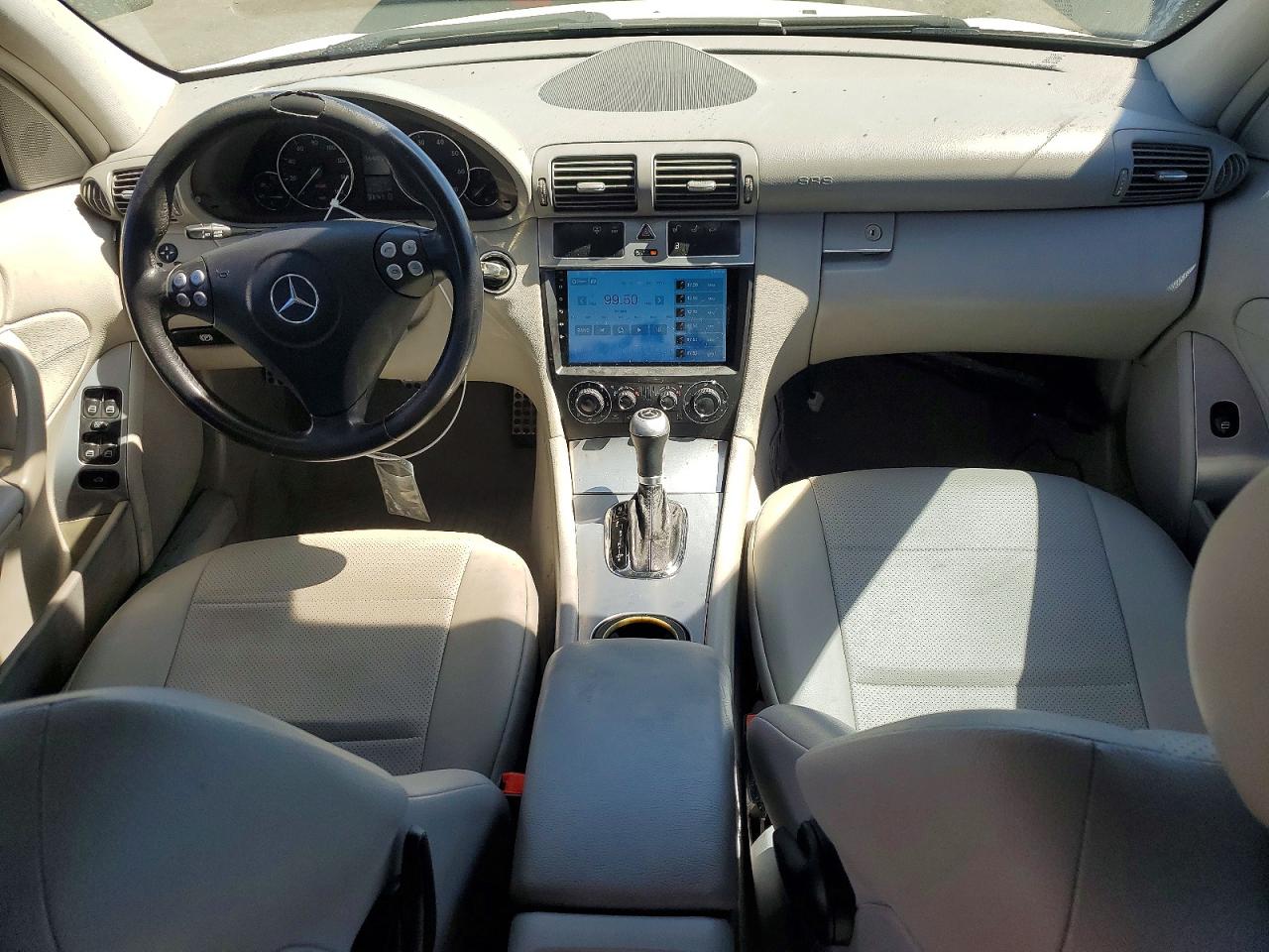2006 Mercedes-benz C 230 Белый vin: WDBRF52H26A900017