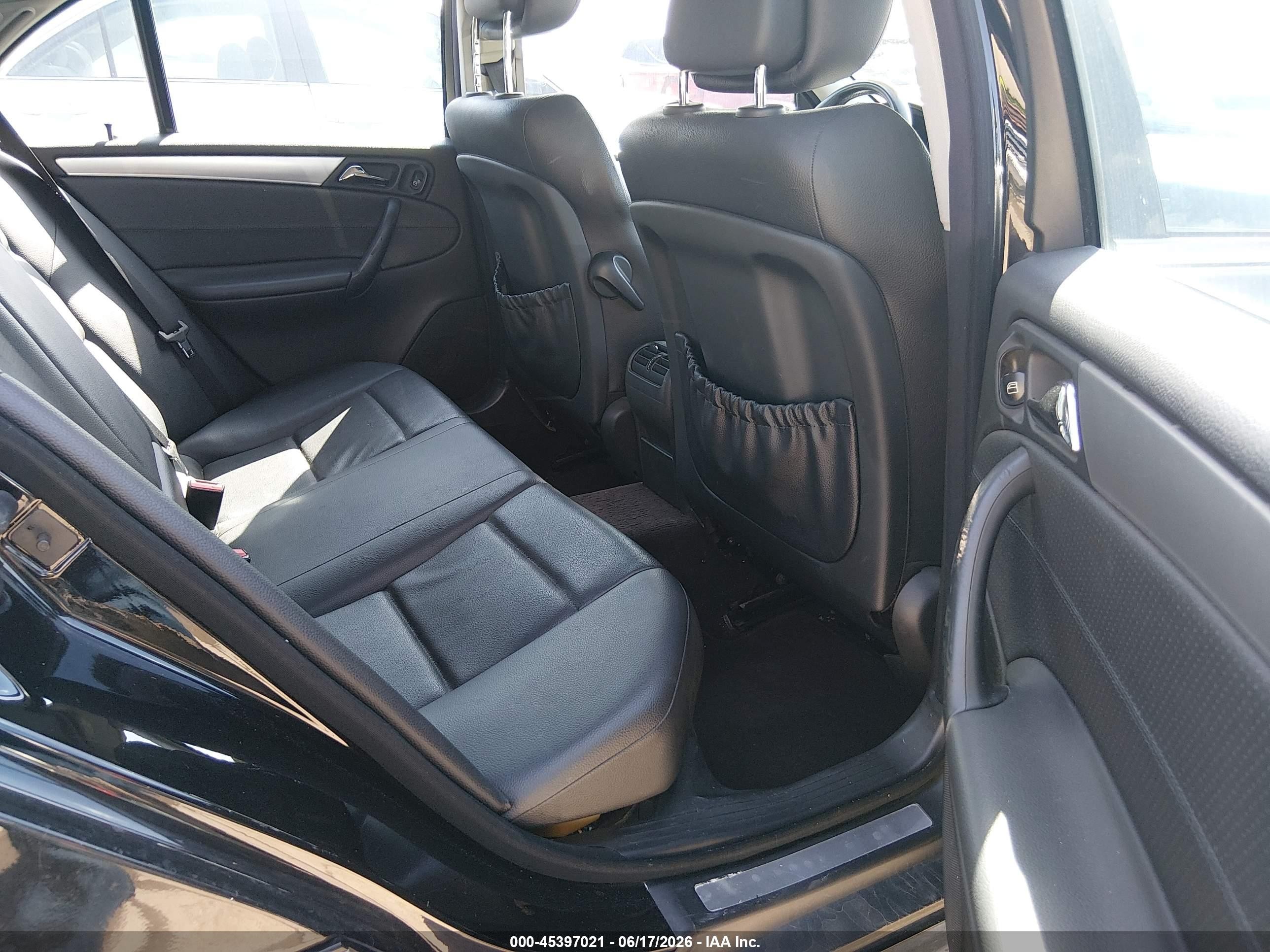 2006 Mercedes-benz C 230 Sport Черный vin: WDBRF52H26F731264
