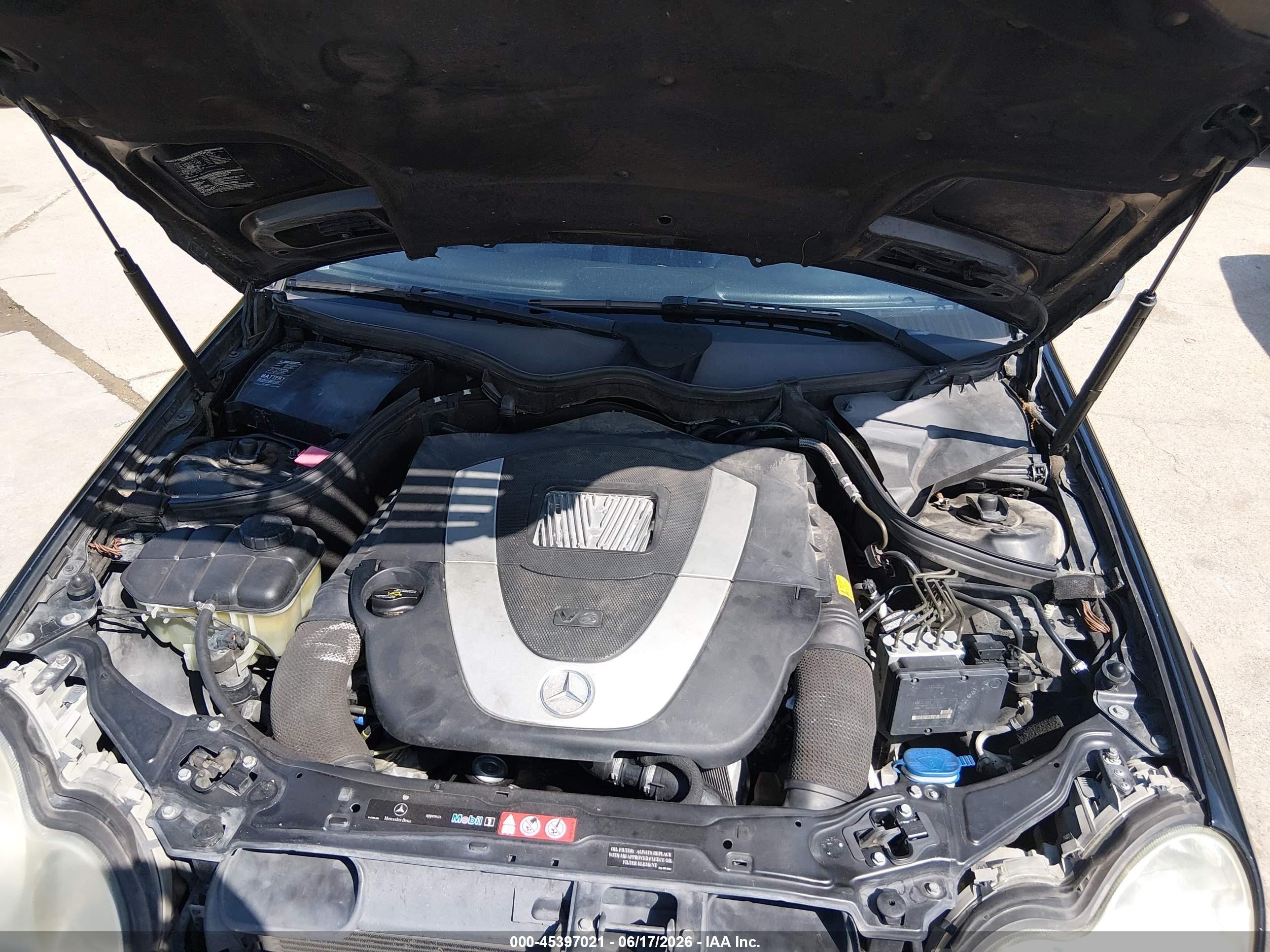 2006 Mercedes-benz C 230 Sport Черный vin: WDBRF52H26F731264